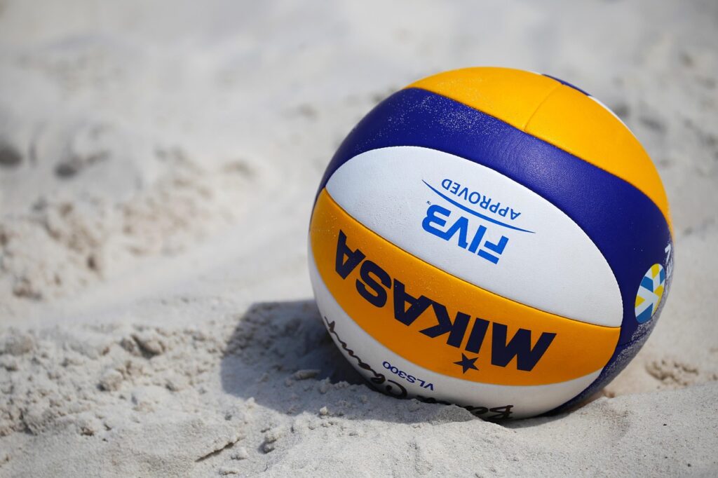 sports, beach volleyball, ball, sand, ball sports, beach, volleyball, beach volley, nature, volley, game, team sport, playing field