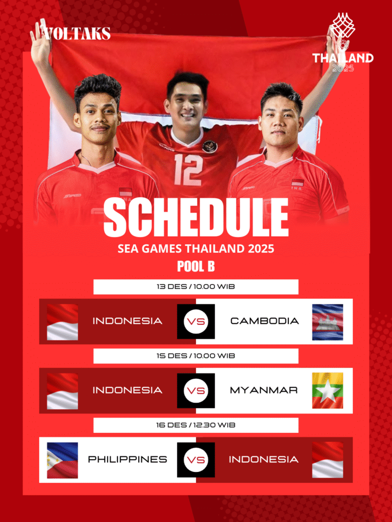 Jadwal Timnas Putra